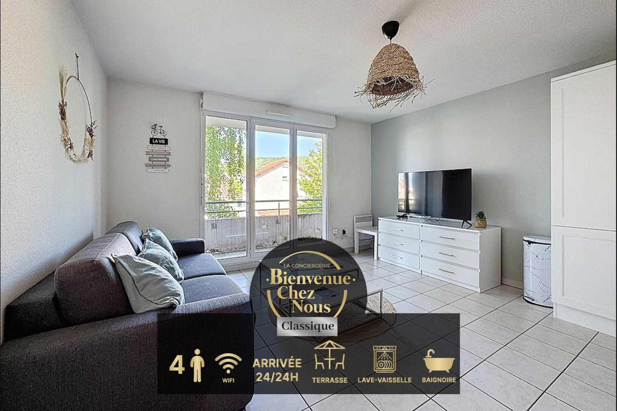 Sejour Cosy - Lit 180X200 - Wifi - Parking Apartment แคลร์มงต์-แฟร์รองด์ ภายนอก รูปภาพ